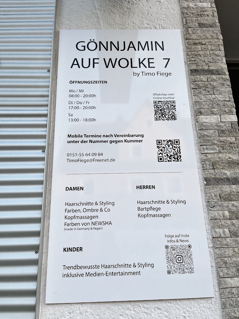 Gönnjamin auf Wolke 7